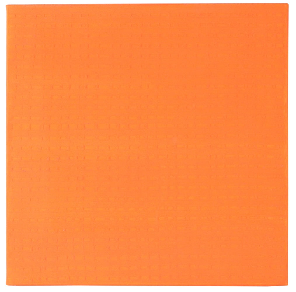 Karina Wisniewska, (Swiss, 1966-) Seeds of Contemplation VI, Acrylic and Sand on Canvas: 2006. Signed, titled and dated on verso.Provenance: Property from a Private New York and Switzerland Collection 15-3/4"h x 15-3/4"w