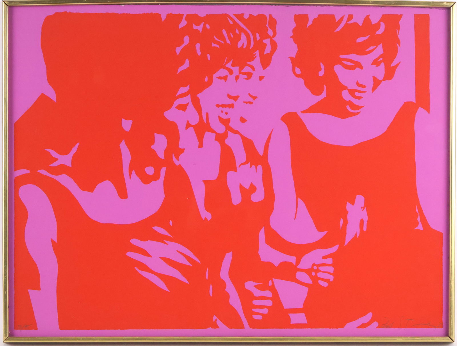 Bob Stanley, (American, 1932-1997) The Shirelles, Silkscreen (1 of 6)