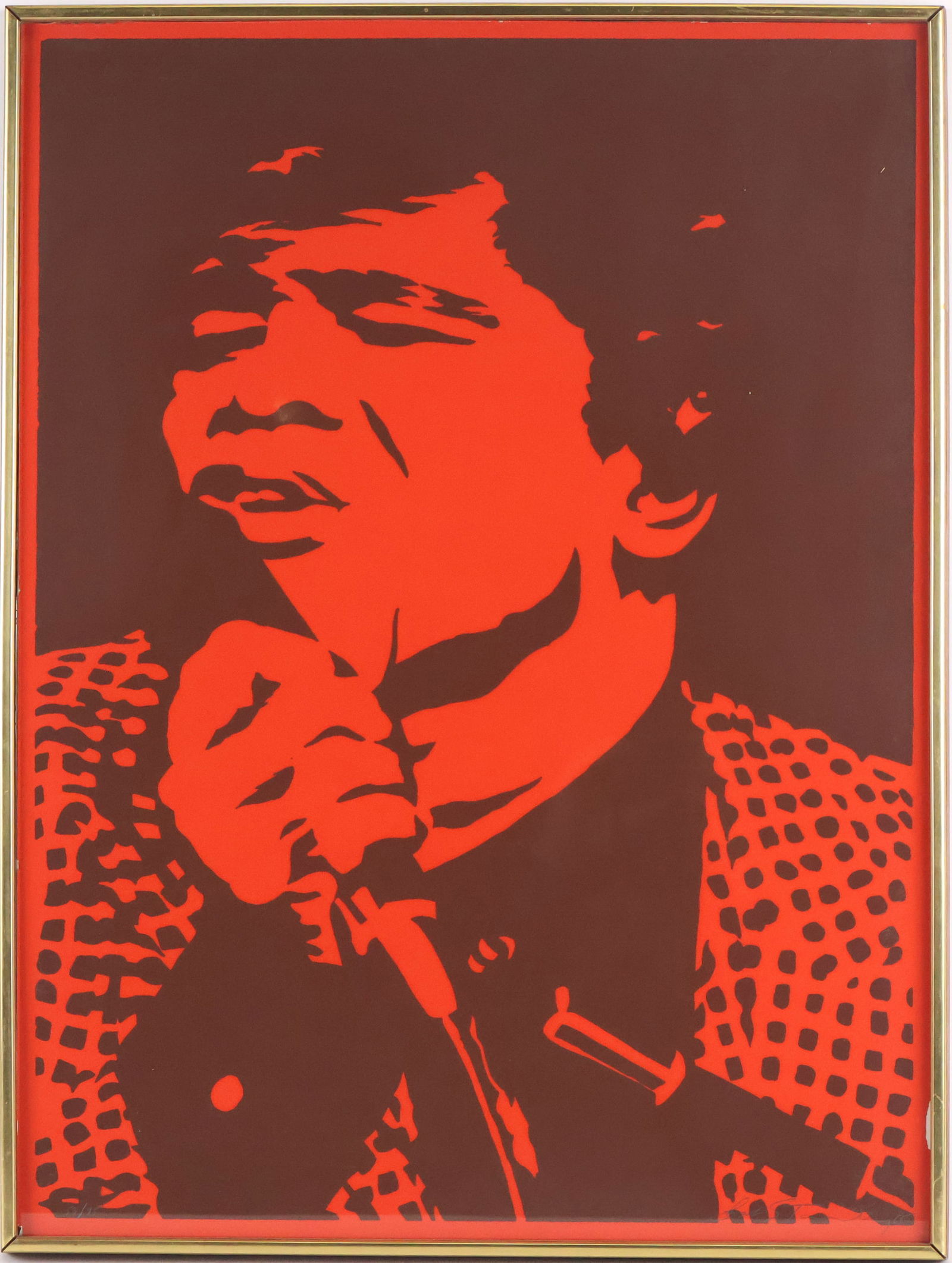Bob Stanley, (American, 1932-1997) James Brown, Silkscreen (1 of 10)