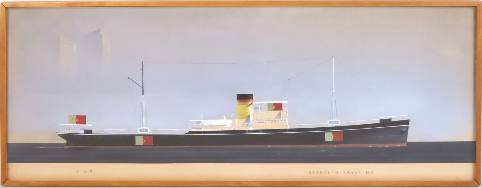 Embellished Print of Merchant Ship, George G Sharp (1 of 9)