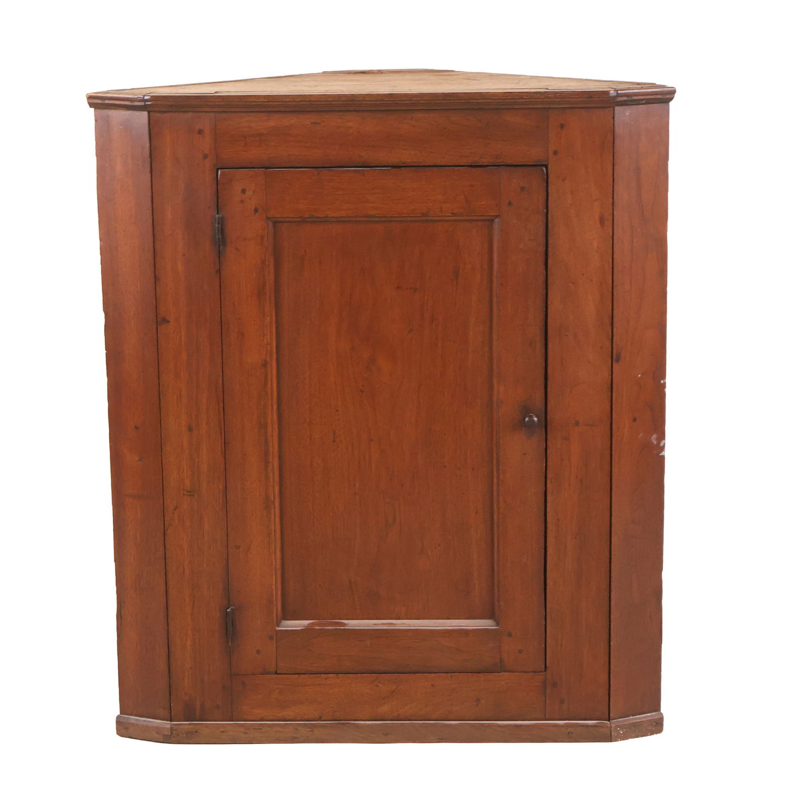 Walnut Hanging Corner Cabinet (1 of 10)