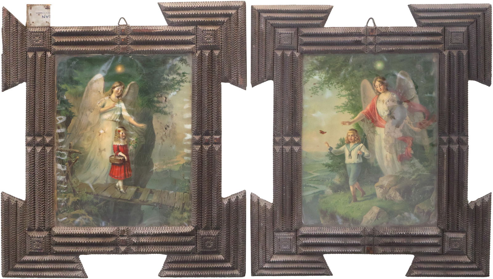 Four Tramp Art Frames (1 of 13)