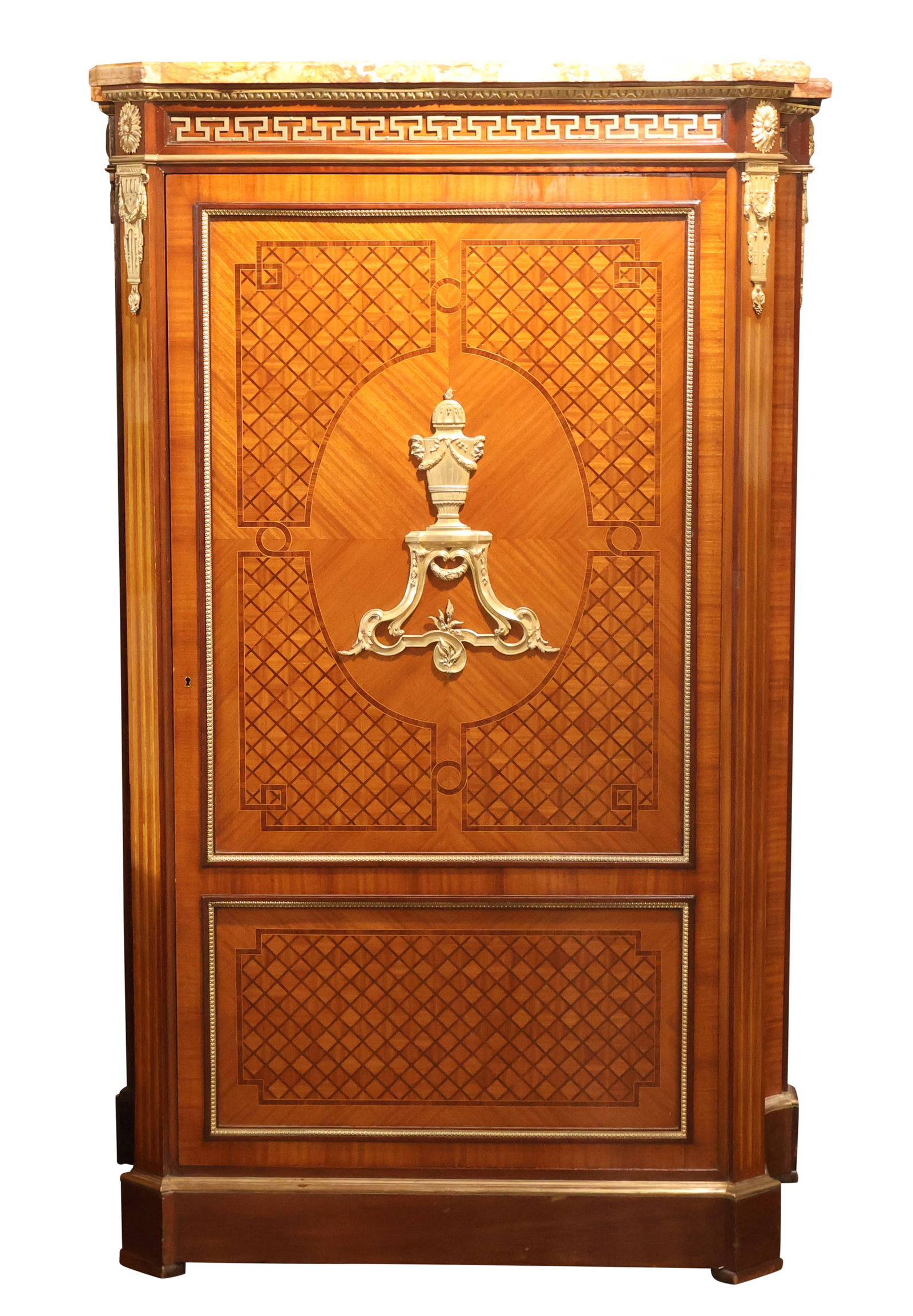 Neoclassical Ormolu-Mounted Marble Top Cabinet (1 of 11)