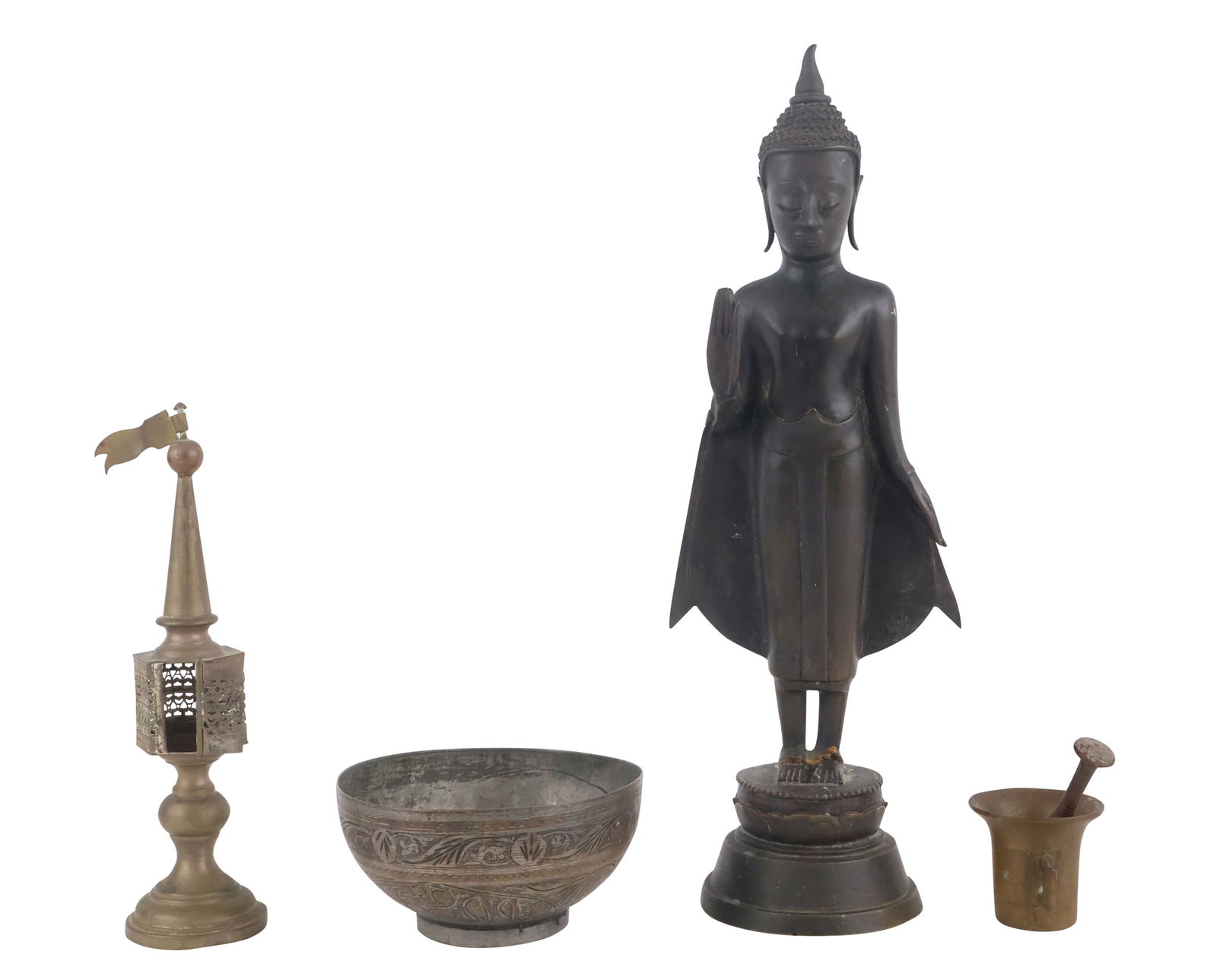 Four Assorted Metal Ethnographic Objects (1 of 9)