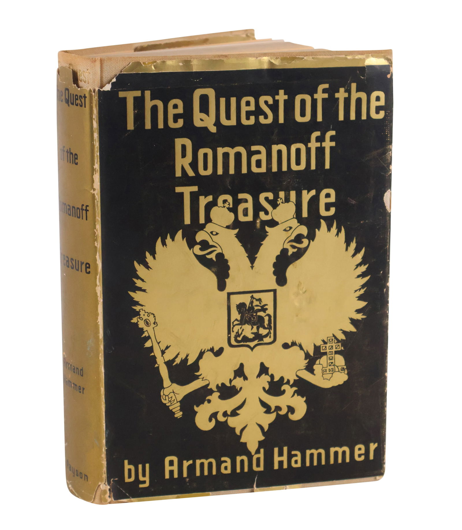 Jackie O's Armand Hammer Signed "The Quest of the Romanoff Treasure" (1 of 11)