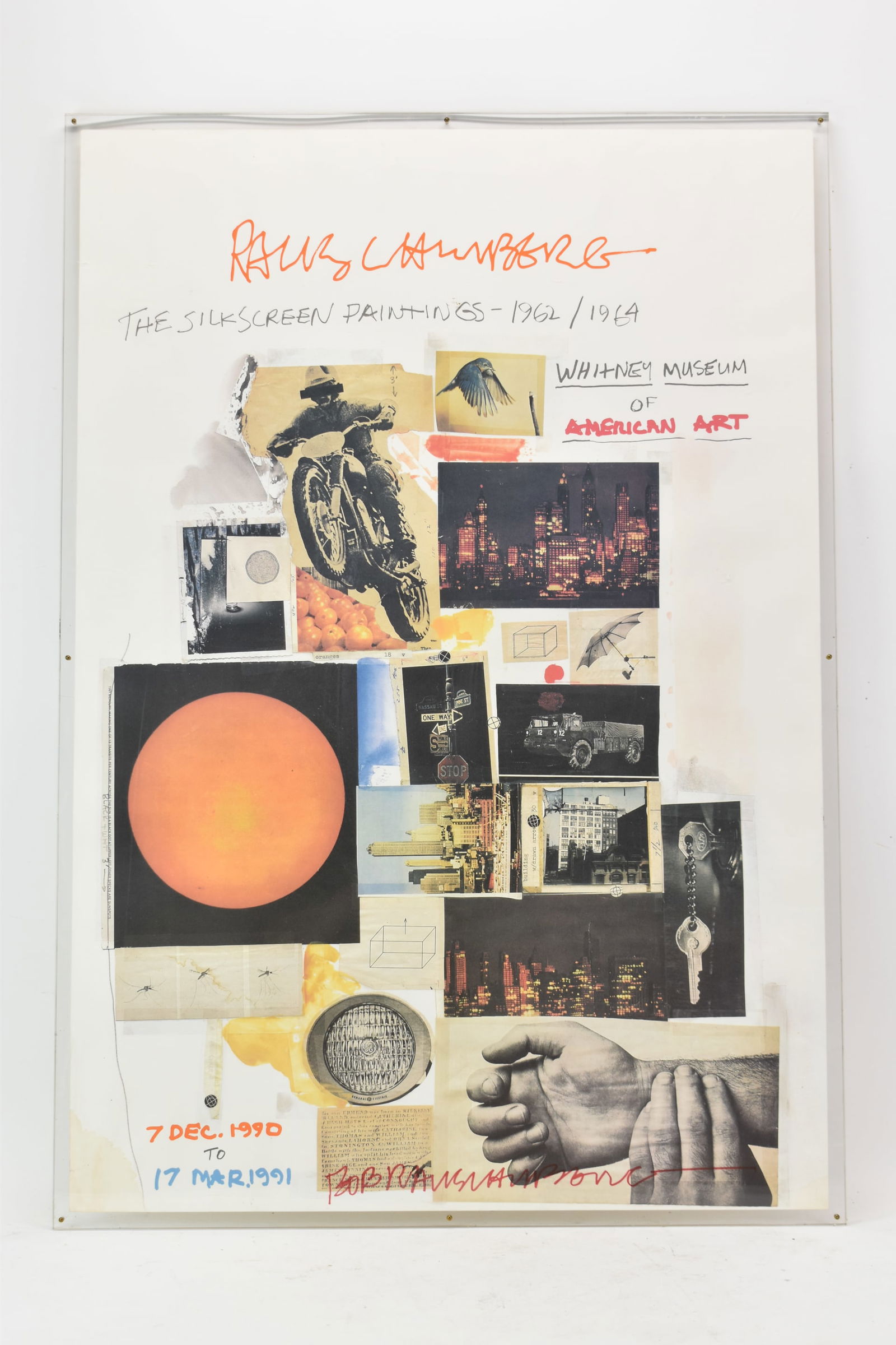1990 Rauschenberg Signed Poster (1 of 10)