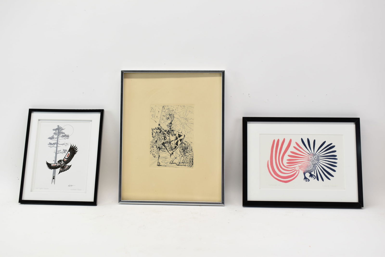 Three Pieces of Assorted Framed Artwork (1 of 8)