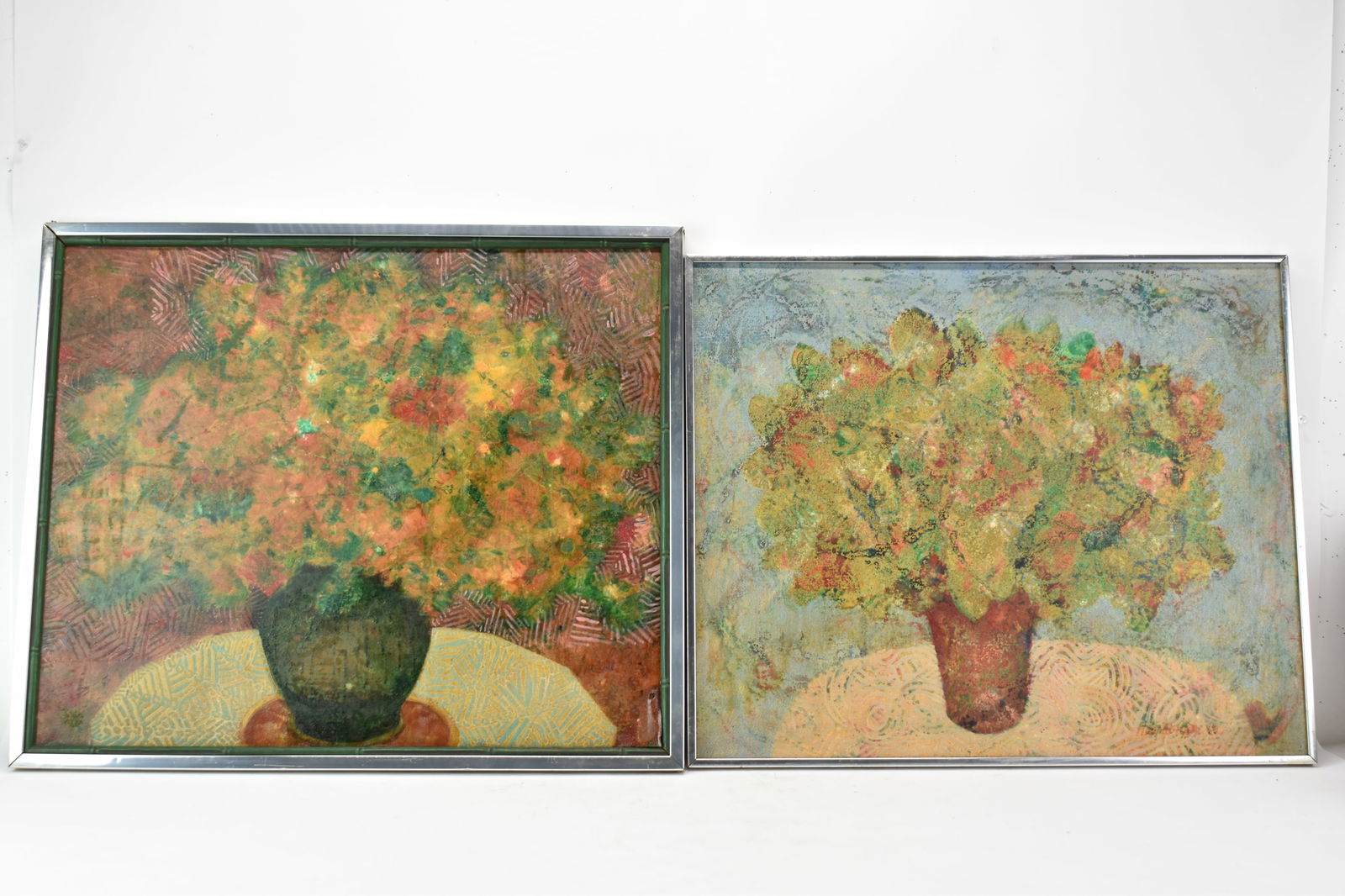 Two Harold Rome Still Life Mixed Media Paintings (1 of 17)