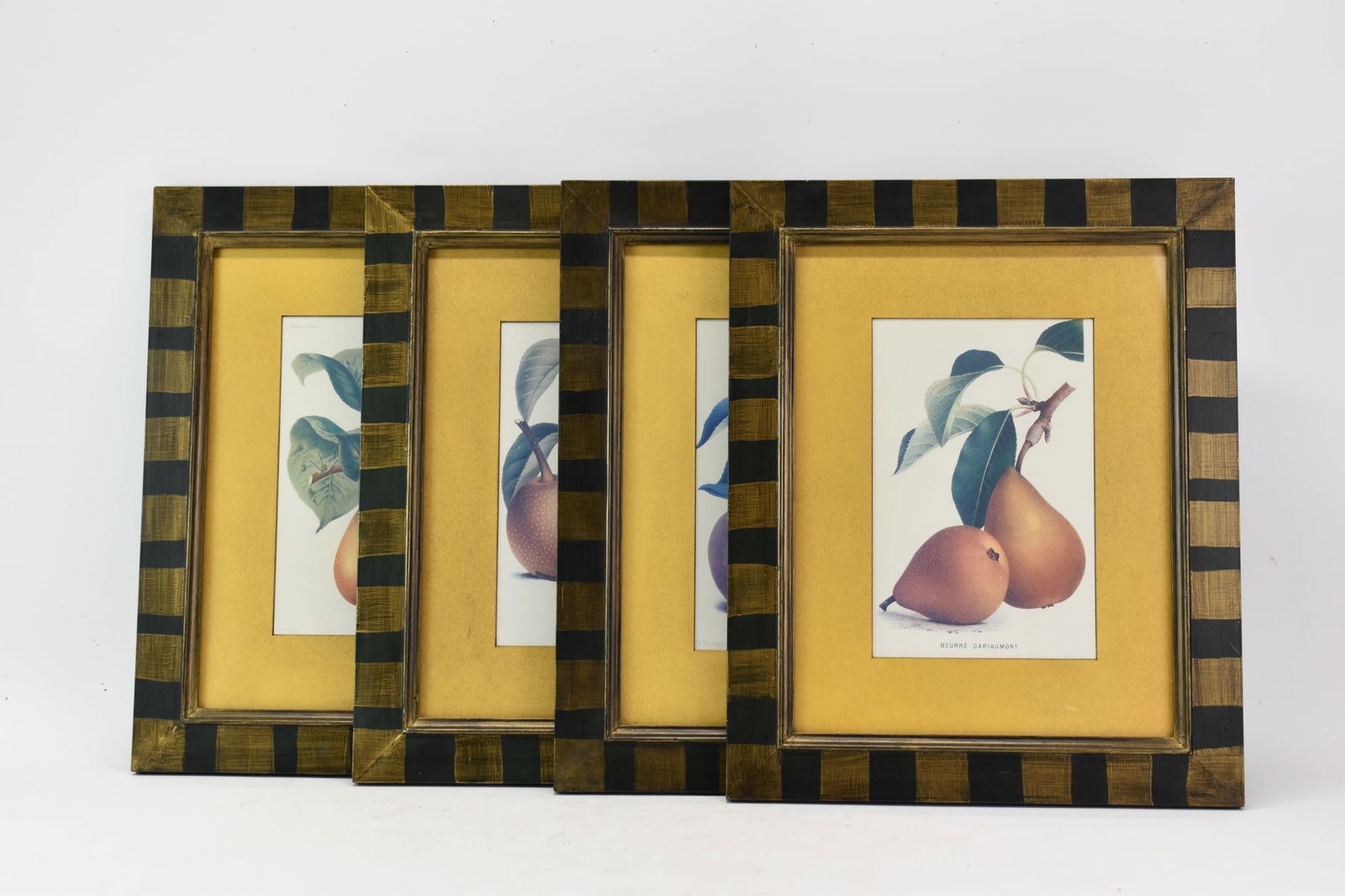 Set of 4 Pear Varieties Framed Prints (1 of 10)