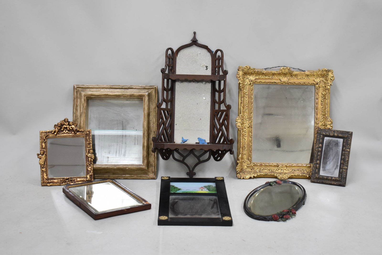 Group of Assorted Wall Mirrors (1 of 10)