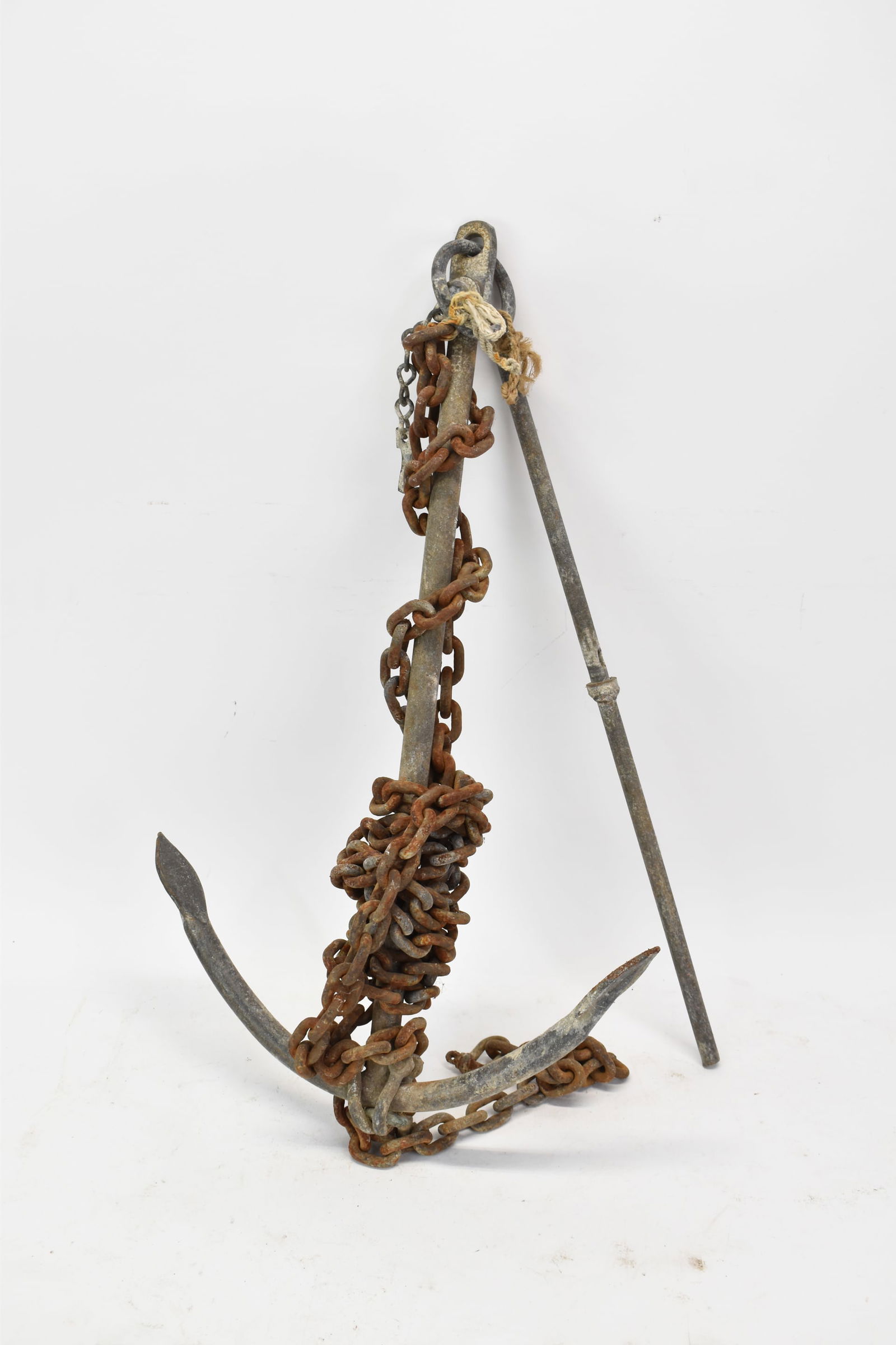 Vintage Boat Anchor and Chain (1 of 4)