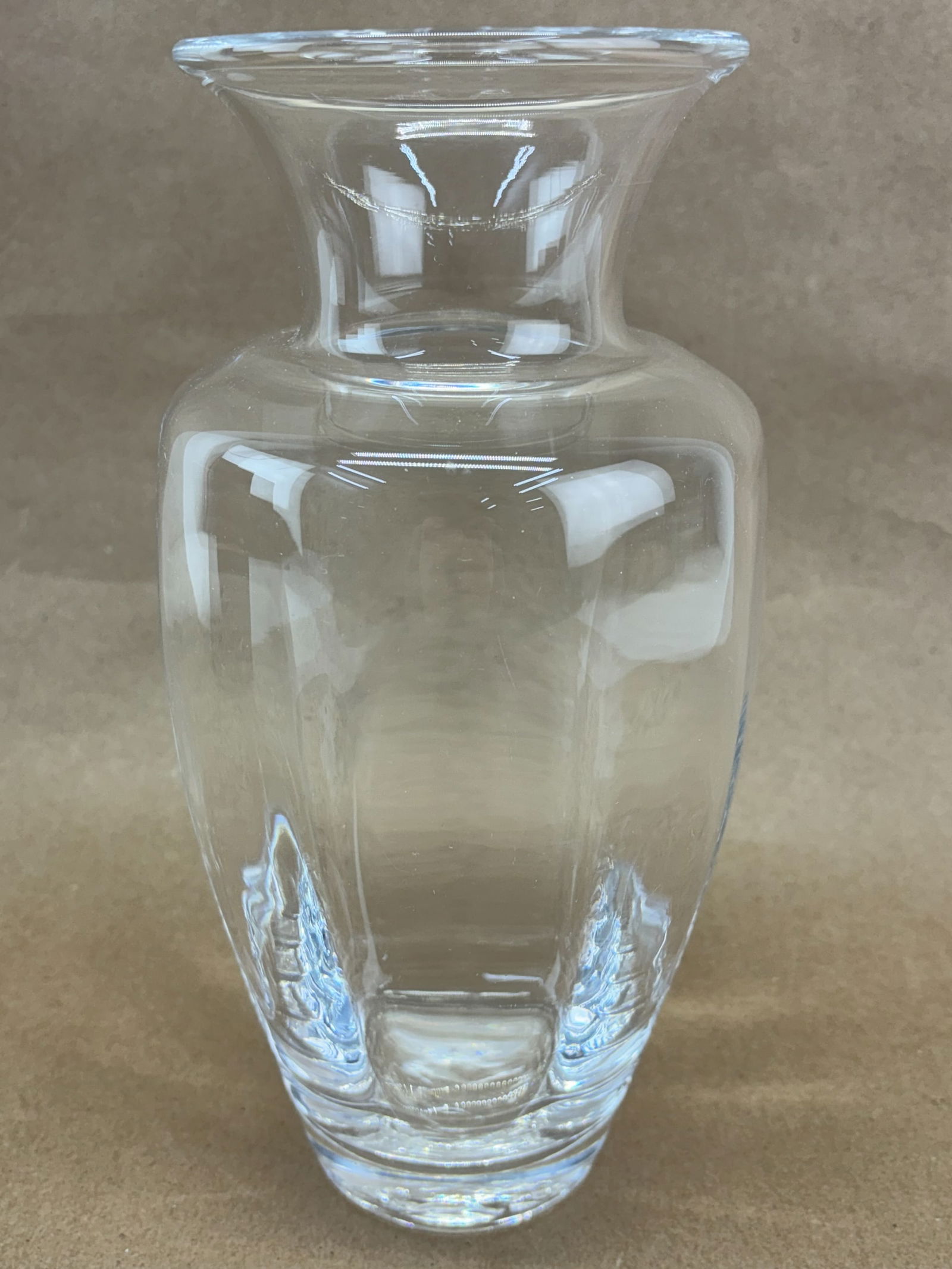 Vintage Simon Pearce Colorless Glass Vase (1 of 4)