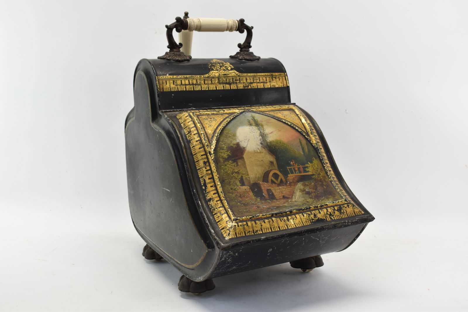 Antique Continental Coal Scuttle (1 of 13)