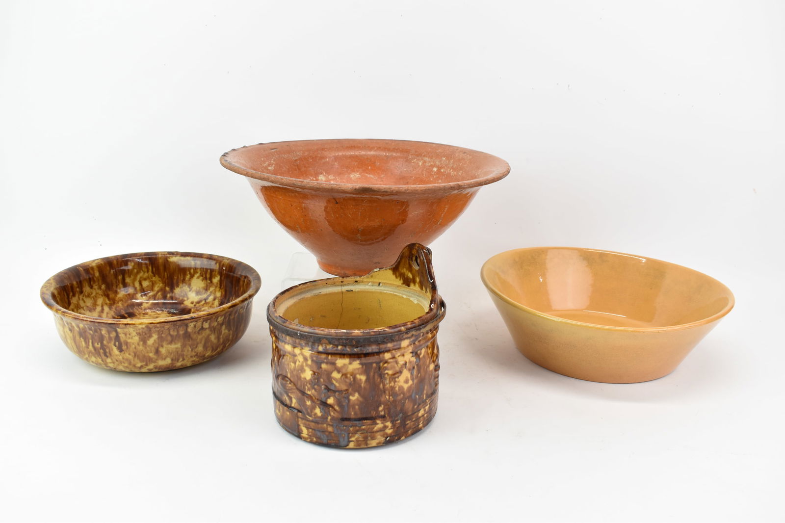 Red Glazed Jugtown Pottery Bowl (1 of 15)