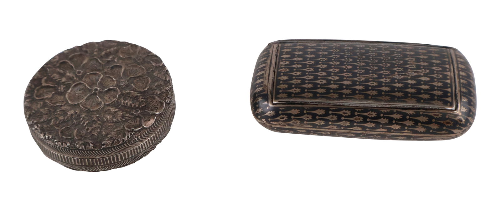 Russian Niello Silver Snuff Box (1 of 7)