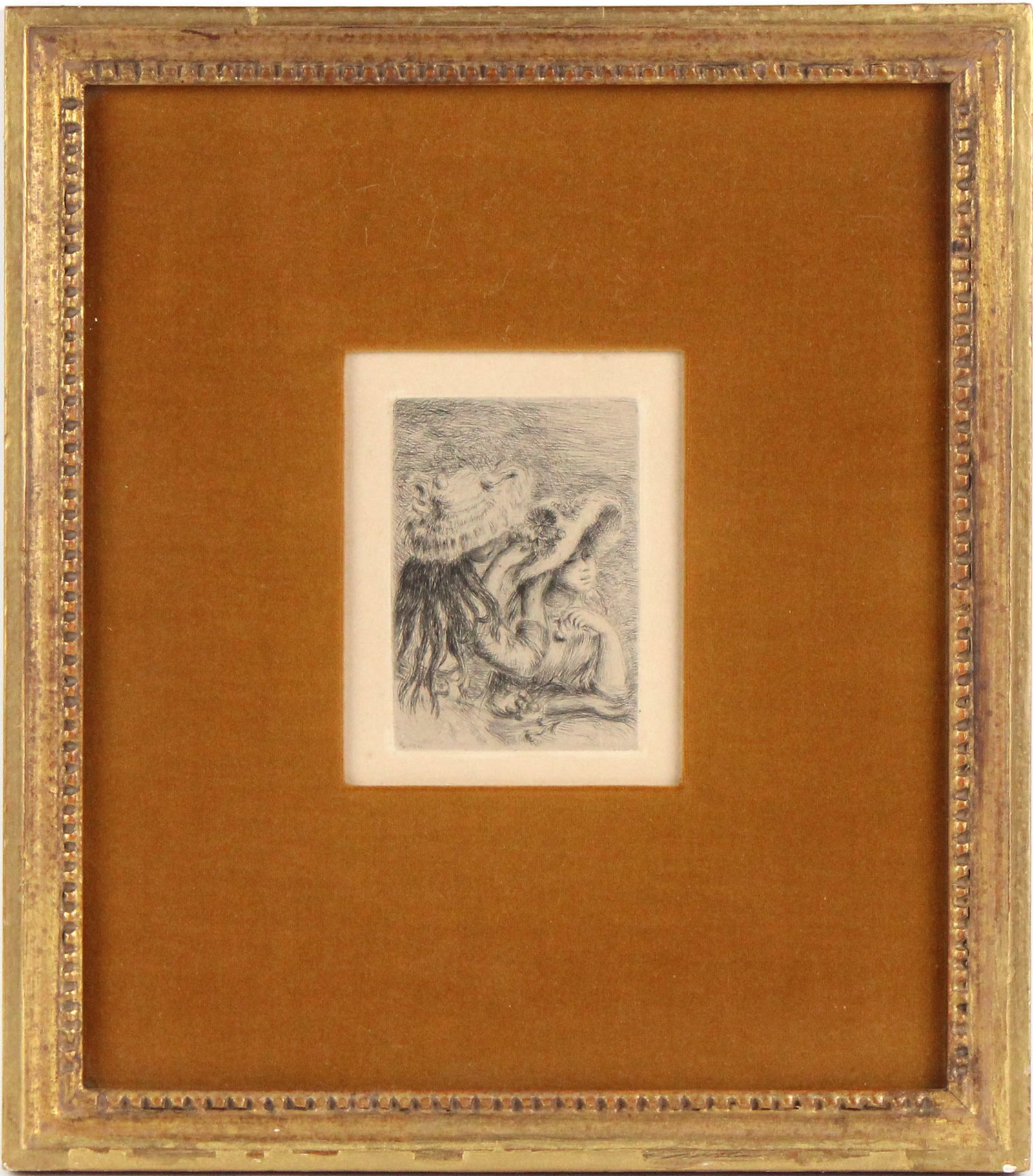 Pierre-Auguste Renoir, French 1841-1919, Le Chapeau Epingle, Etching (1 of 6)