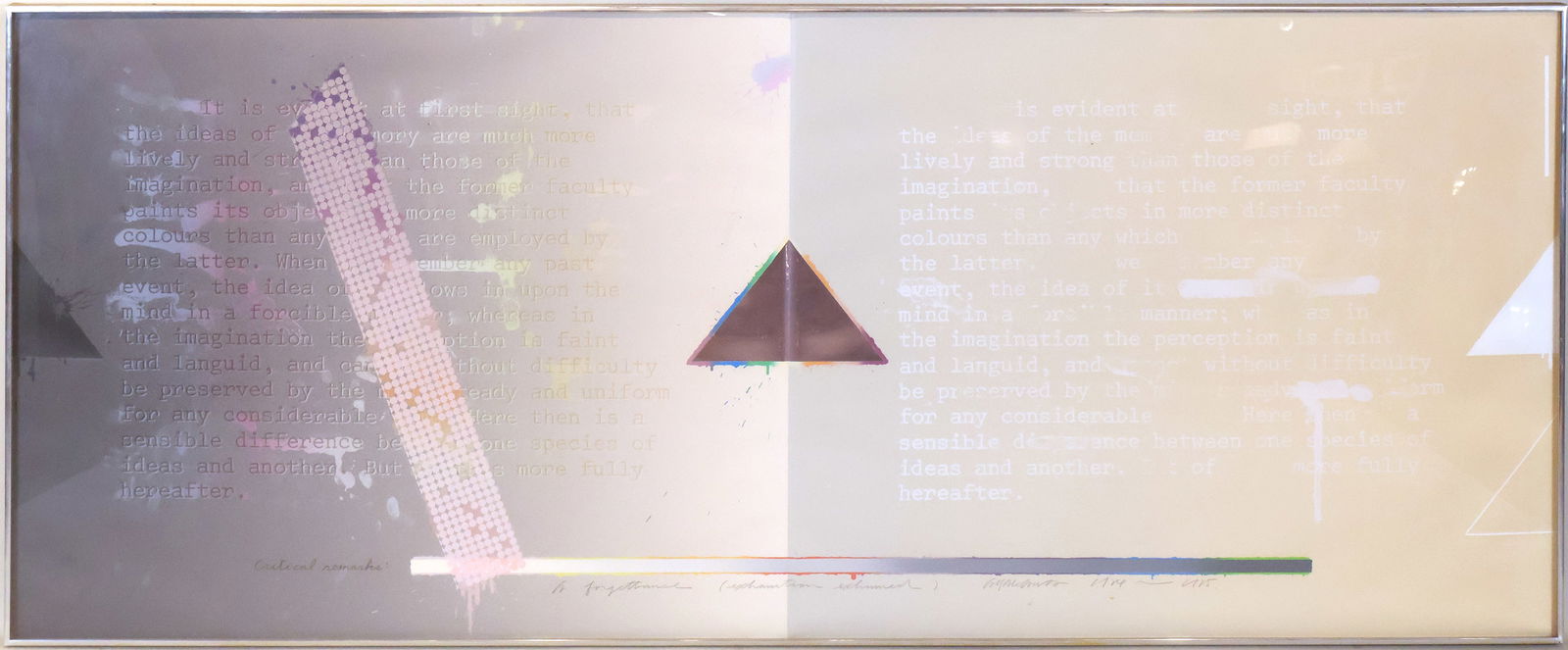 Shusaku Arakawa, Japanese 1936-2010, A Forgettance (Exhaustion Exhumed), Lithograph and Screenprint (1 of 19)