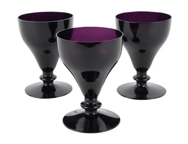 Twenty Six William Yeoward "Vera" Amethyst Goblets
