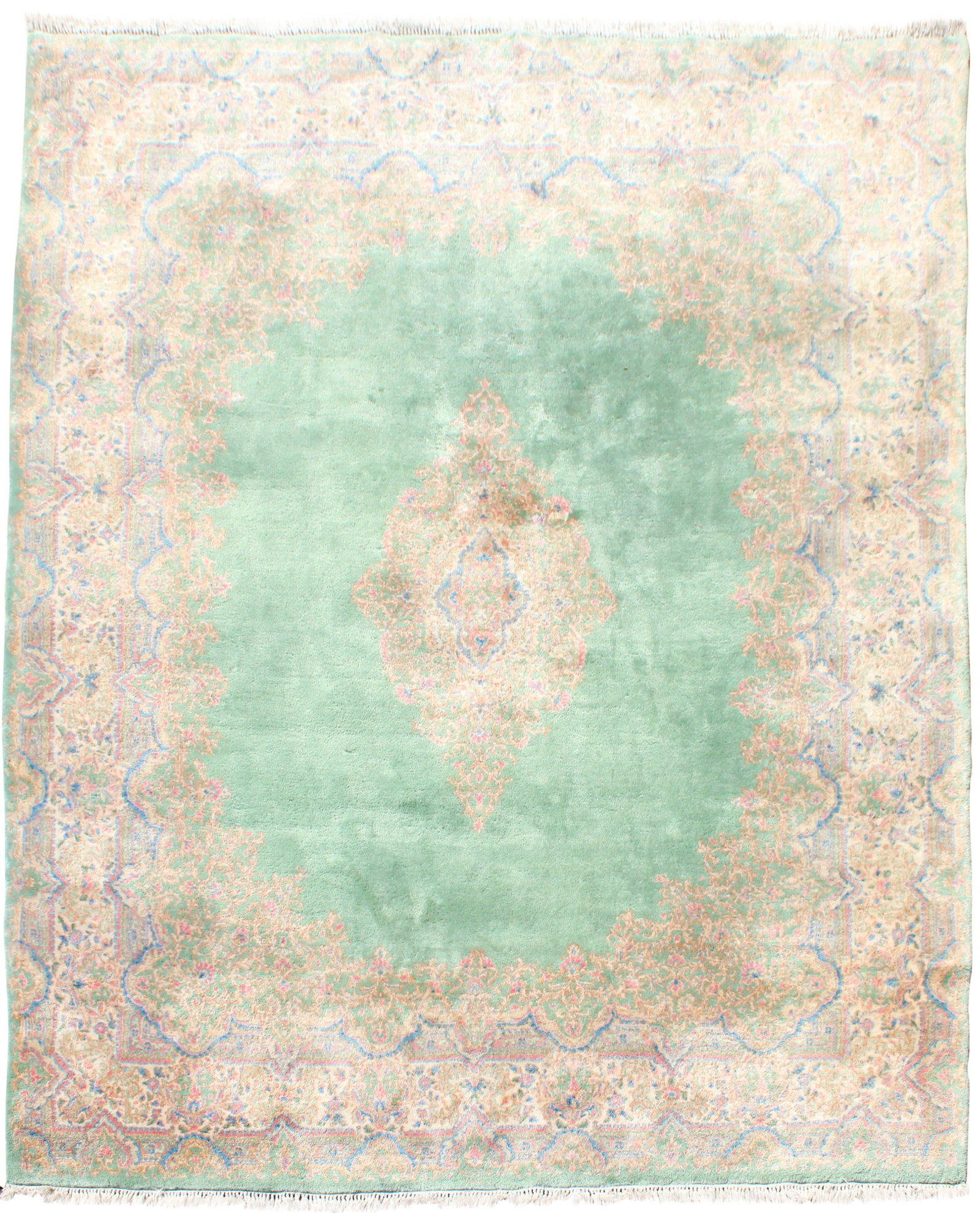 Kerman Carpet: Kerman Carpet Southeast Iran, 2nd half 20th Century 12’l x 6’10”w