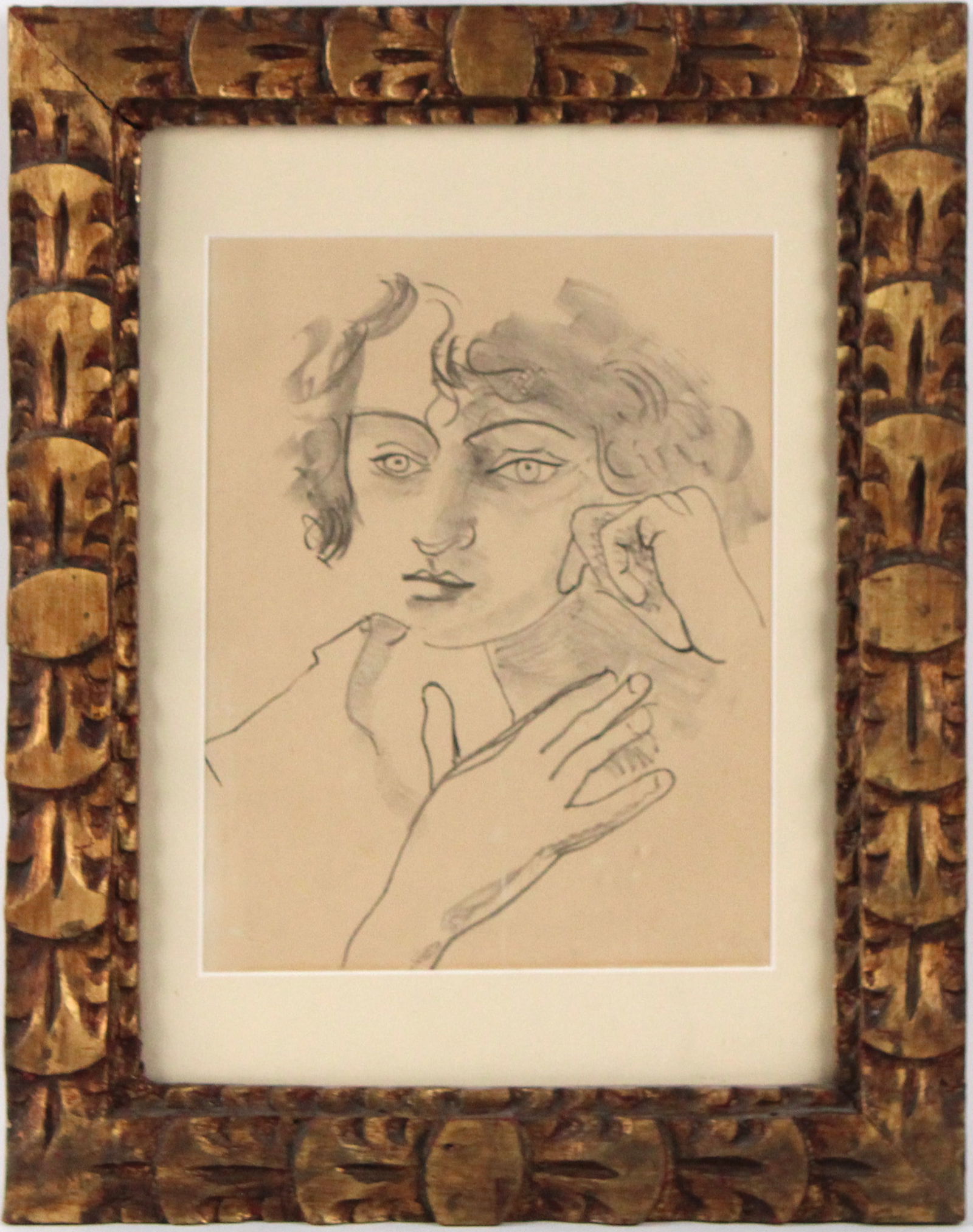 After Andre Derain, French 1880-1954, Tete de Femme, Print (1 of 5)