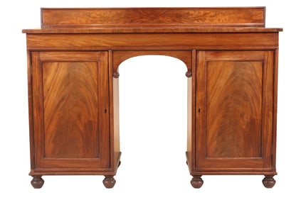Regency Mahogany Double Pedestal Sideboard
