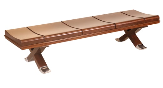 Modern Custom Walnut Bench