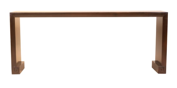 Modern Mahoganized Console Table