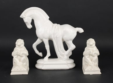 Chinese Style Blanc de Chine Horse