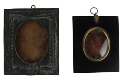 Two Portrait Miniature Frames