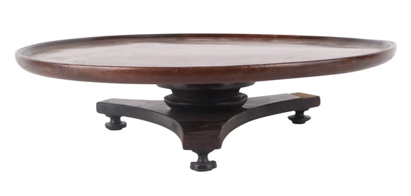 Regency Style Mahogany Lazy Susan