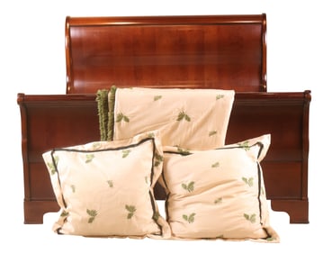 Grange Cherrywood Sleigh Bed