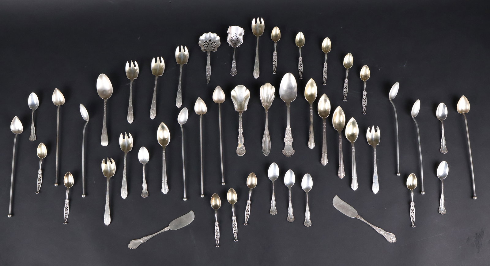 Group of Sterling Silver and Silver Plated Flatware (1 of 20)