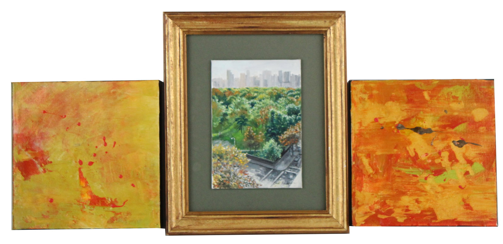 Anita Lewis, Color Blocks 3 & 4, Oil on Canvas (1 of 12)