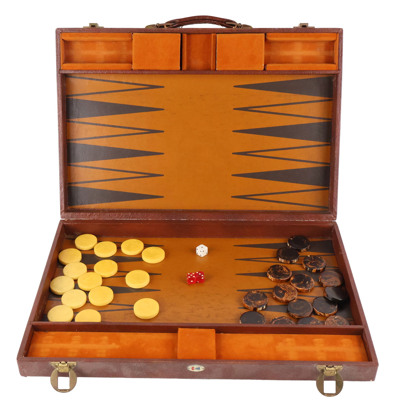 Vintage Traveling Backgammon Game (1 of 9)