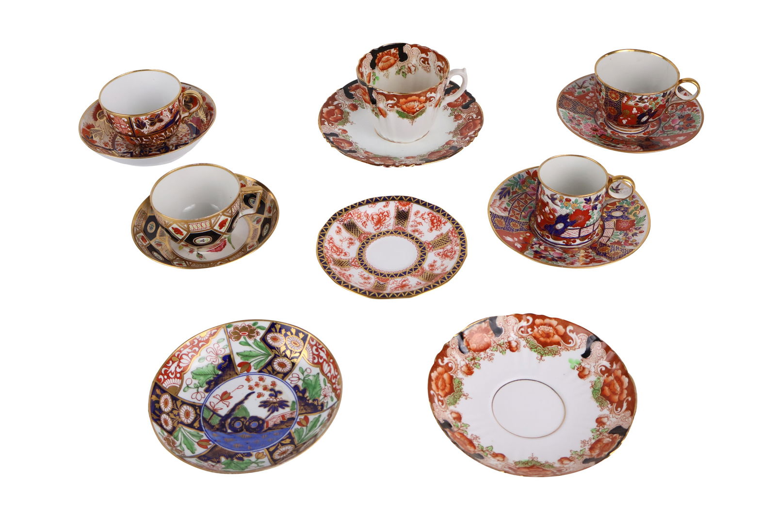 Two Barr Flight Bar Porcelain Teacups and Saucers (1 of 9)
