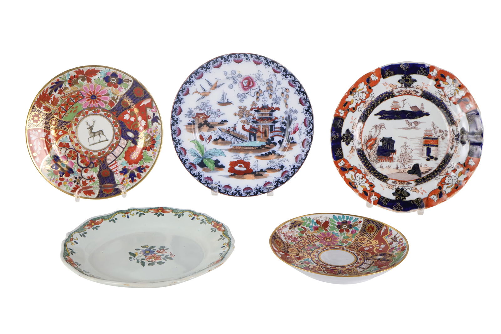Five Porcelain Plates (1 of 19)
