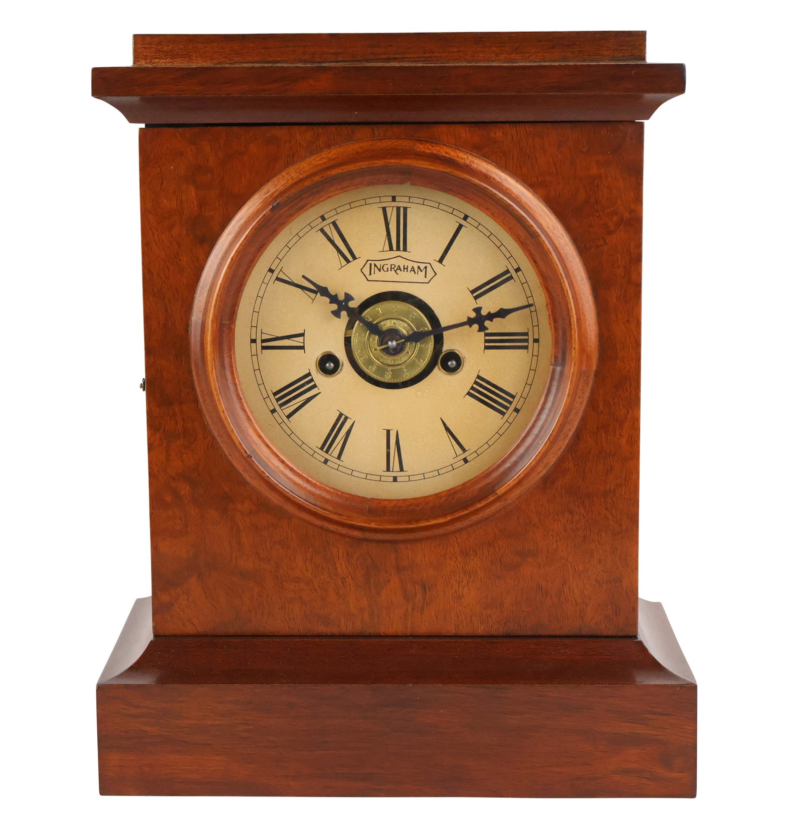 Ingraham Walnut Mantel Clock (1 of 8)