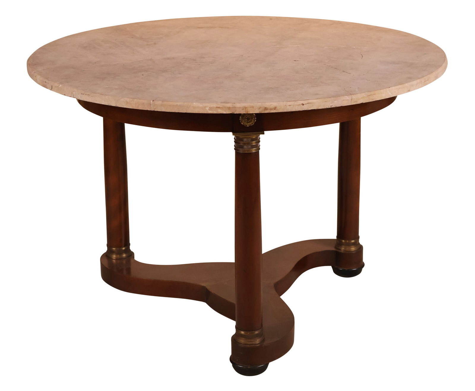 Neoclassical Style Marble Top Center Table (1 of 12)