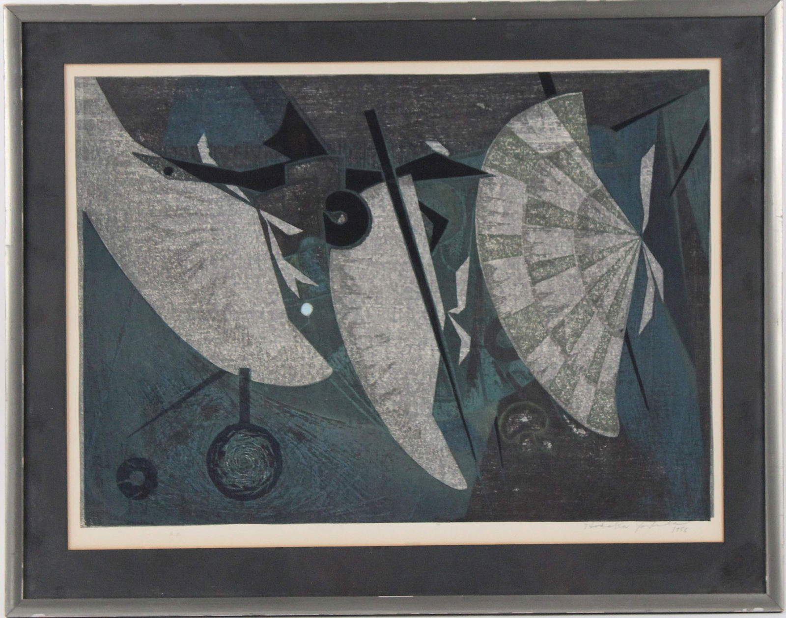 Modern Japanese Abstract Print (1 of 5)