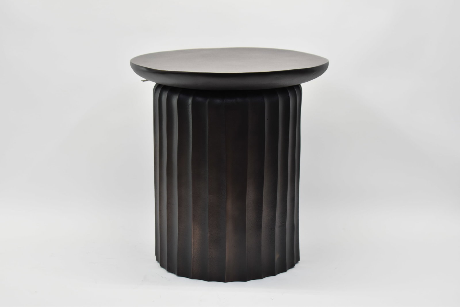 Set of Three Dome Deco Agra Bronze Colored Occasional Tables: Set of Three Dome Deco Agra Bronze Colored Occasional Tables Set of Three Dome Deco Agra Bronze Colored Occasional Tables 18 3/8" tall x 17 3/8" tall