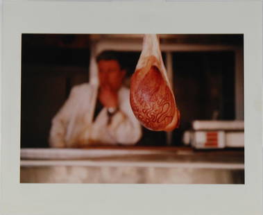 Mona Hatoum, Palestinian 1952, Baid Ghanam (Sheep's Testicle), Chromogenic Color Print: Mona Hatoum Palestinian, 1952 Baid Ghanam (Sheep's Testicle) Chromogenic Color Print Jersalem, 1996, Edition 2/6. 10 x 12 1/4 in. (25.4 x 31.1 cm.)