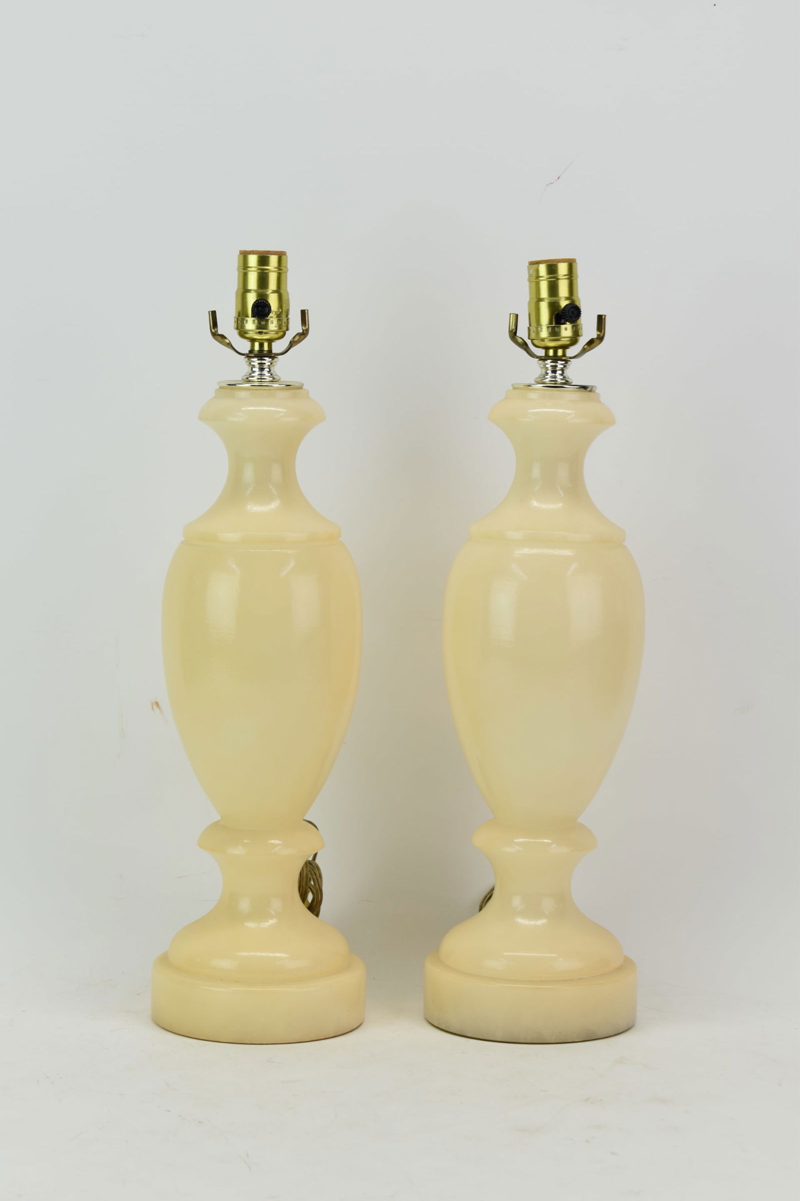 Pair of Modern Alabaster Table Lamps (1 of 13)