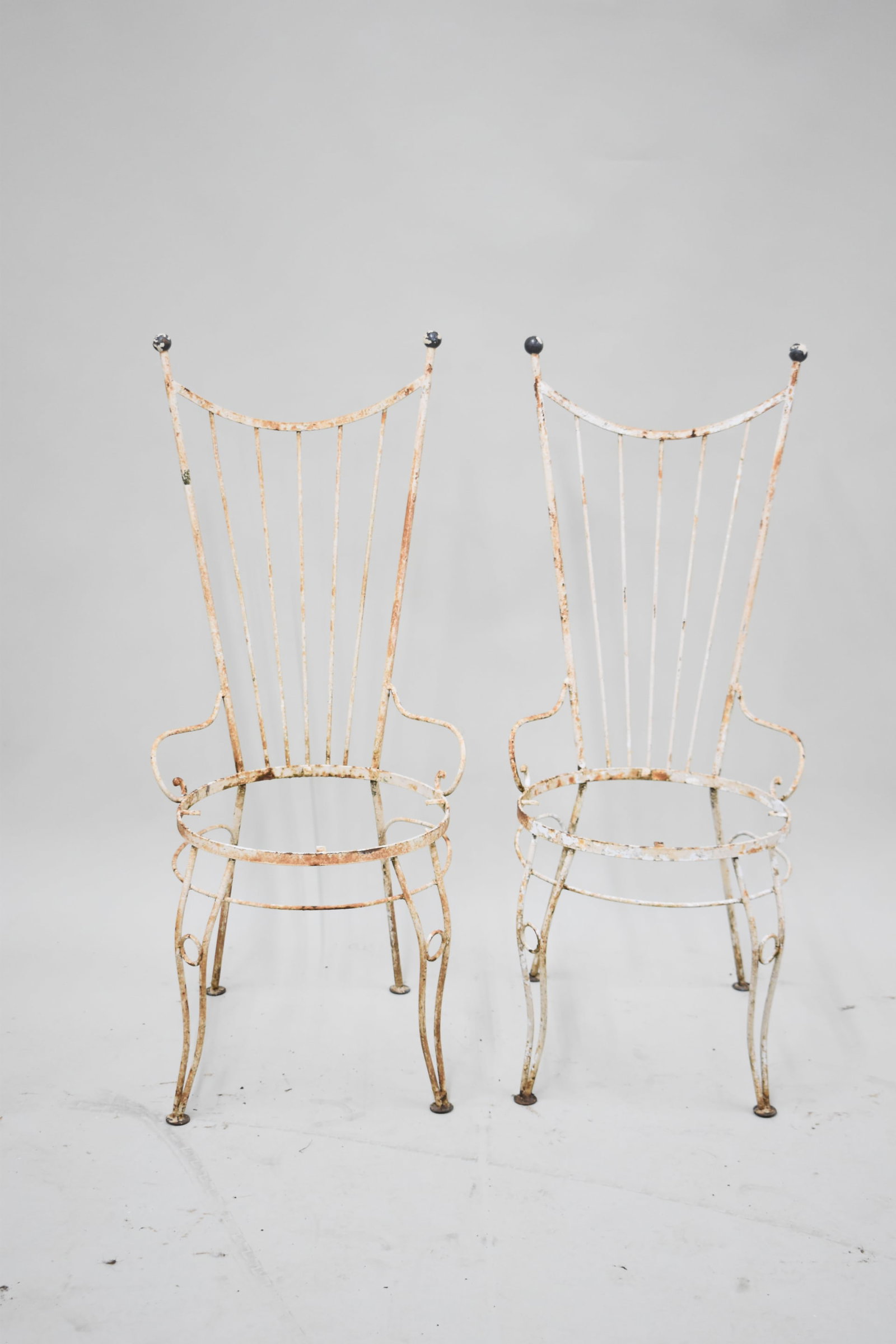Pair of Mario Papperzini Wrought Iron Parlor Chairs (1 of 10)