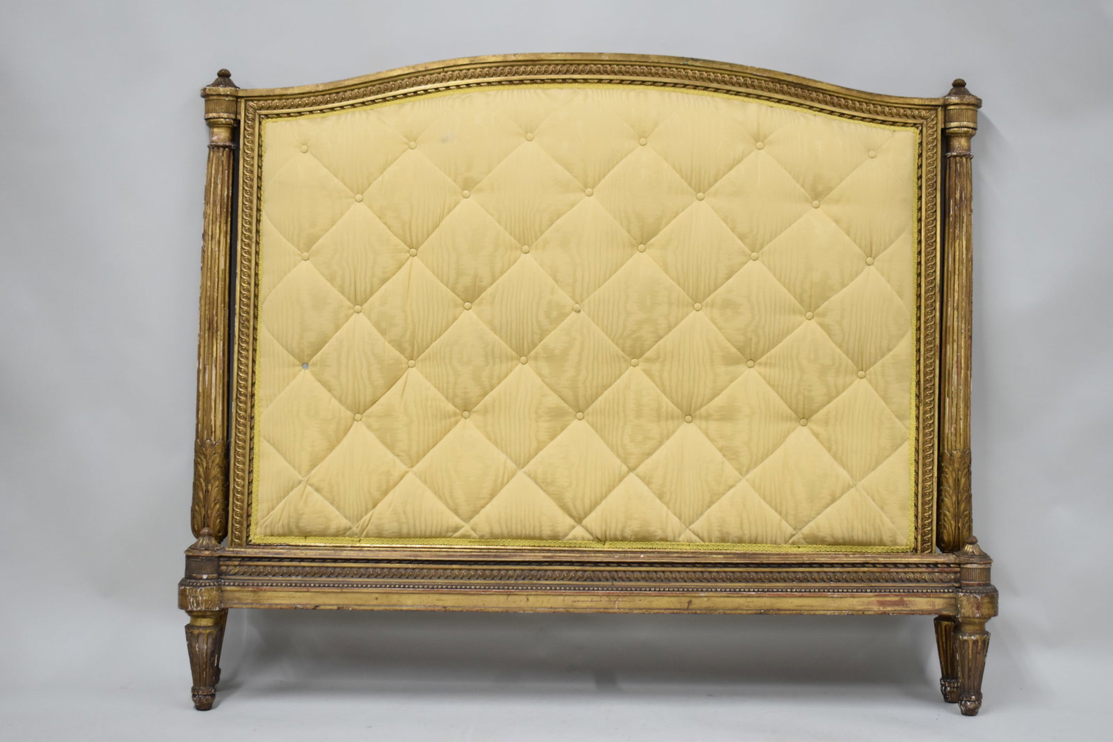 French Giltwood and Upholstered Bedstead (1 of 14)