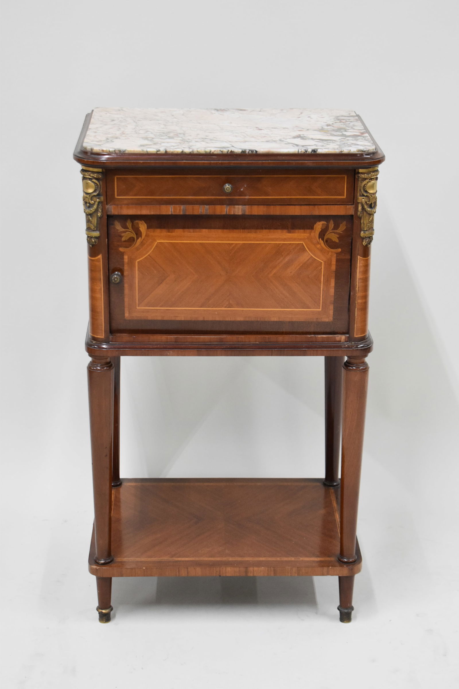 French Marble Top Side Table (1 of 10)