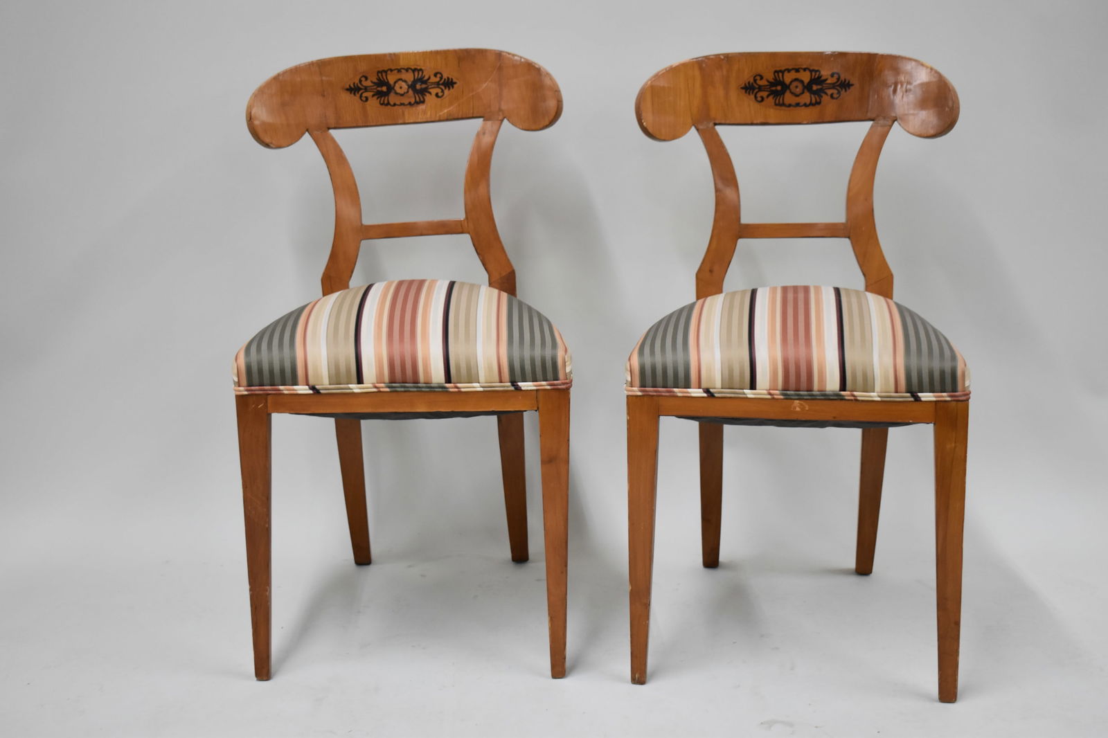 Pair of Biedermeier Style Side Chairs (1 of 11)