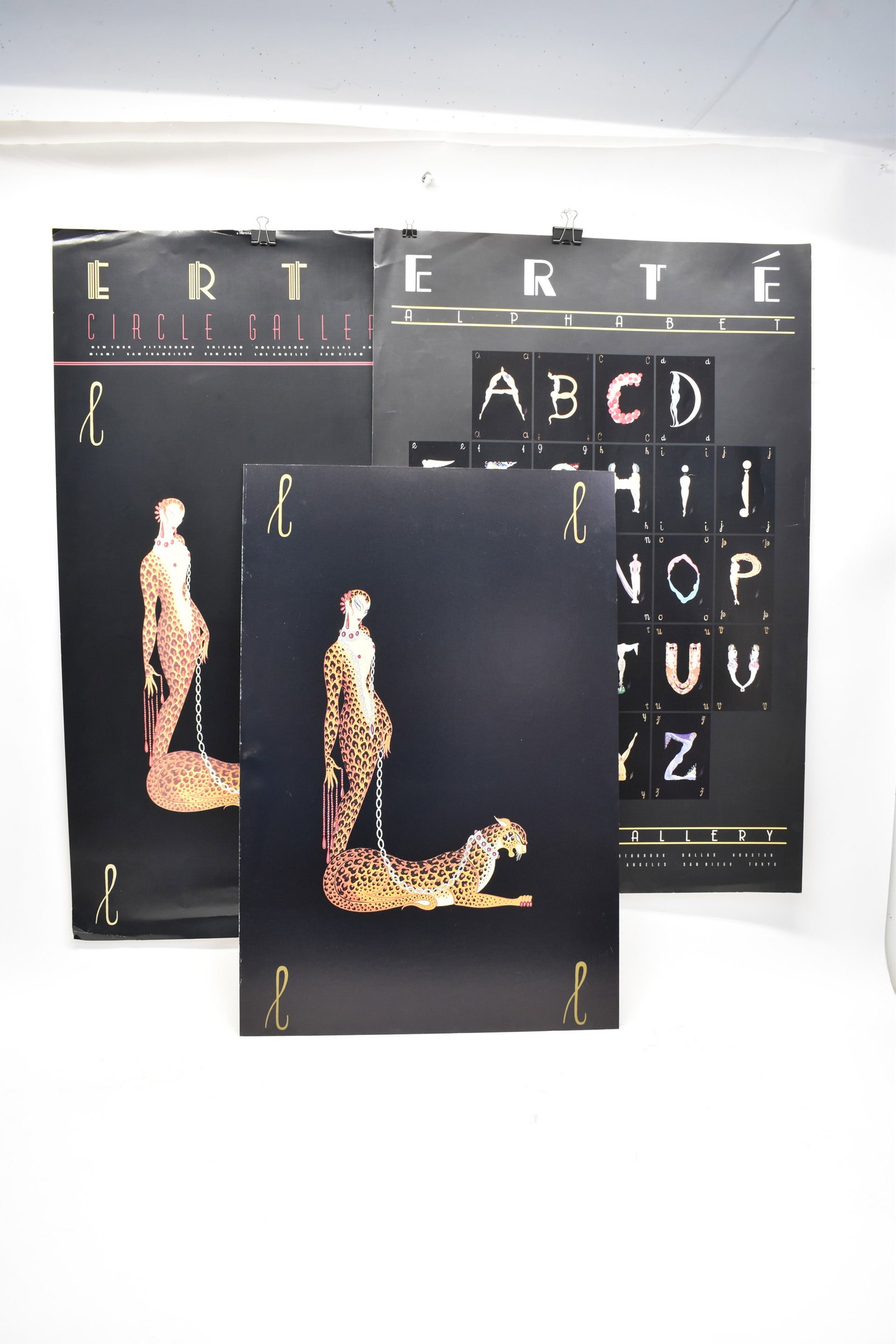 Group of 3 Assorted Erte Circle Gallery Posters (1 of 8)
