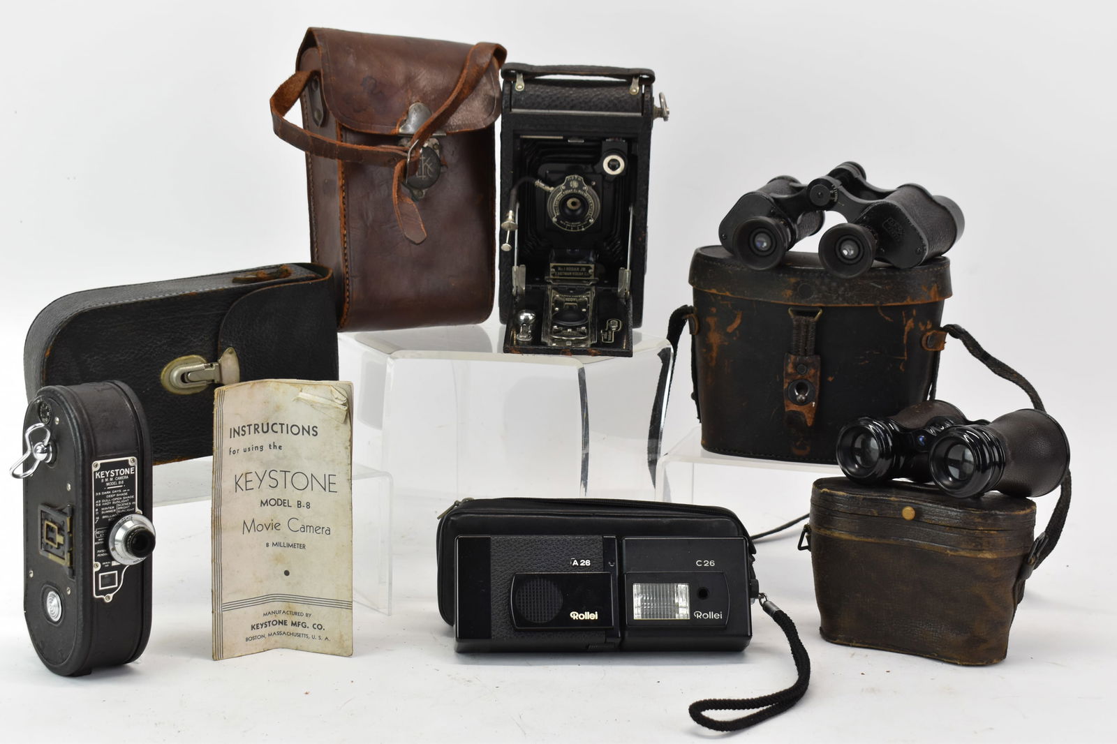 Vintage Group of Assorted Cameras and Binoculars (1 of 16)