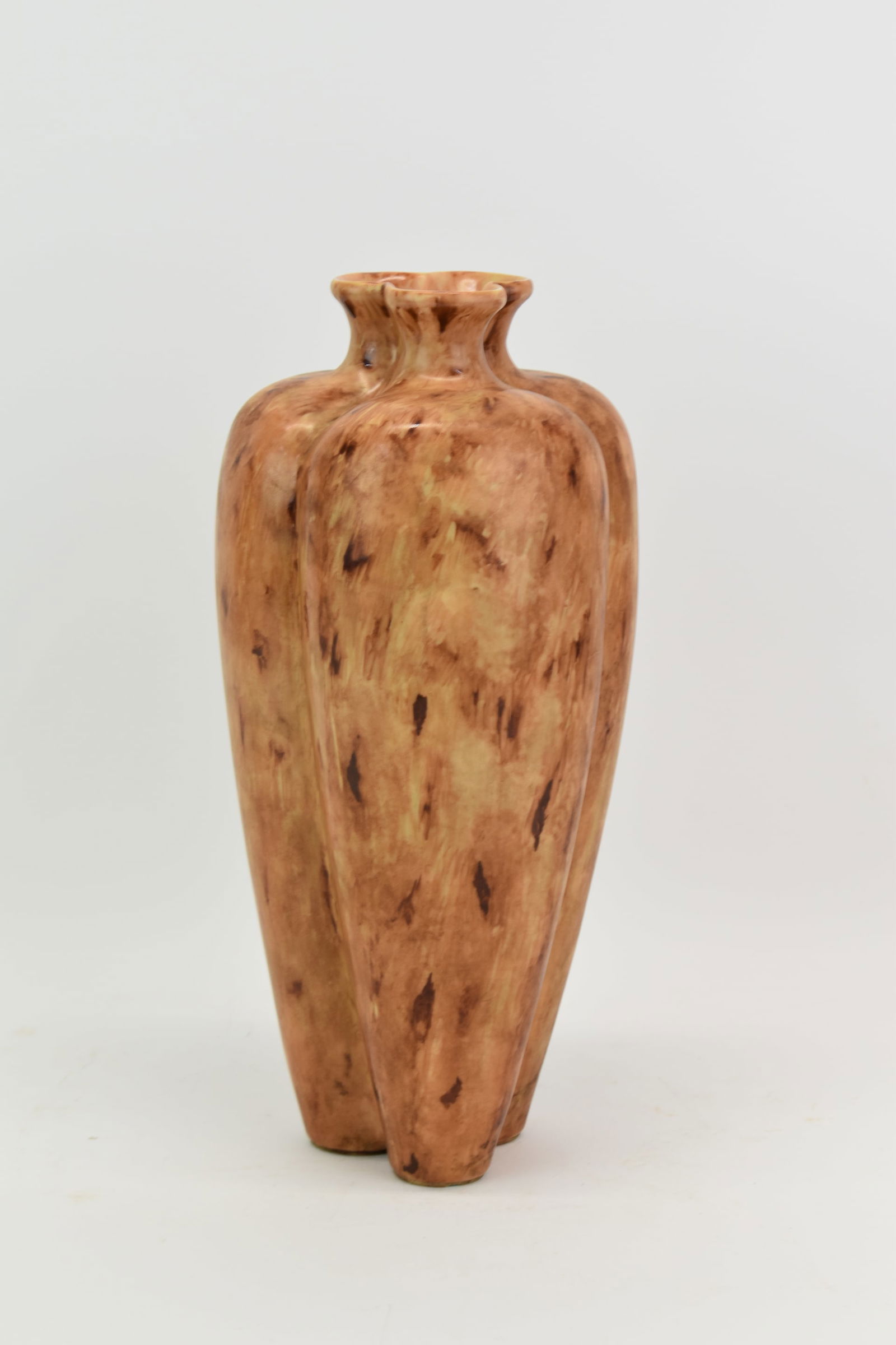 Asian Triple Ribbed Table Vase (1 of 8)