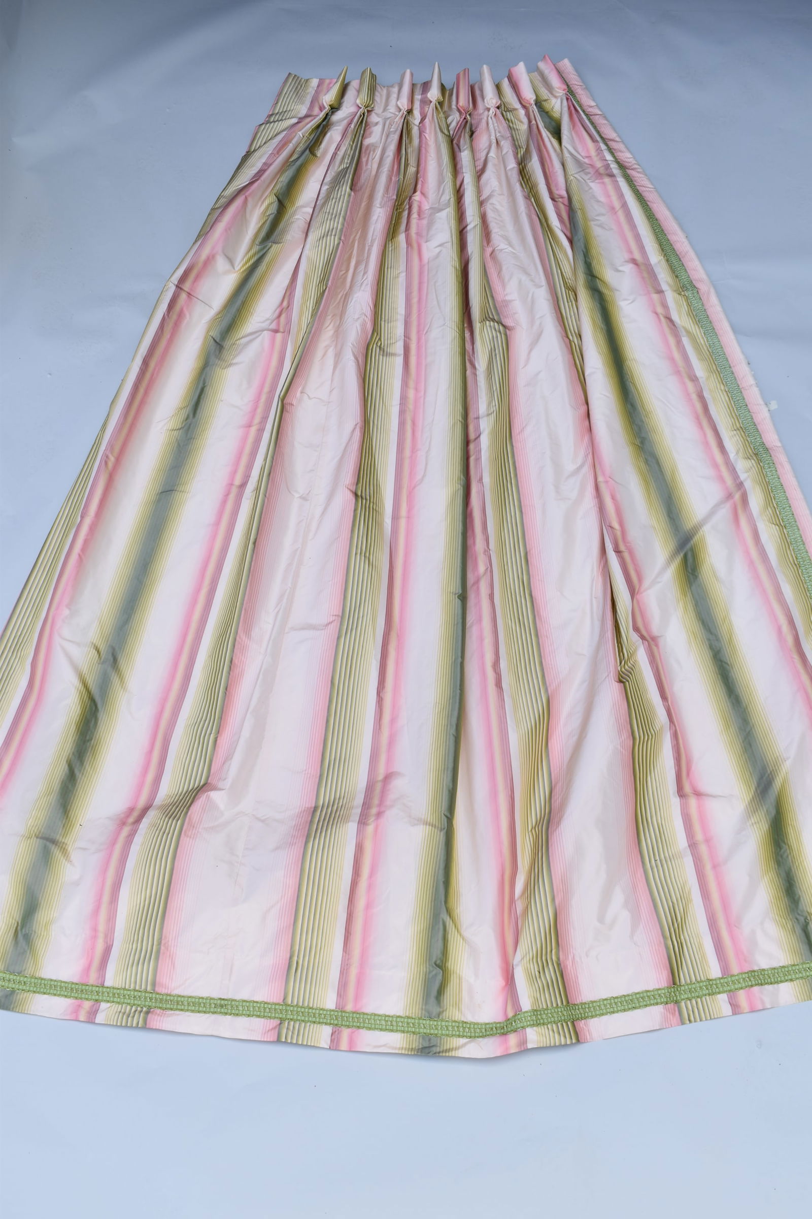 Three Pairs Silk Multi Colored Curtains with Flannel Lining (1 of 8)